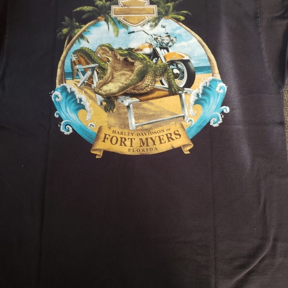 Men's Harley tshirt - Picture 2 of 2